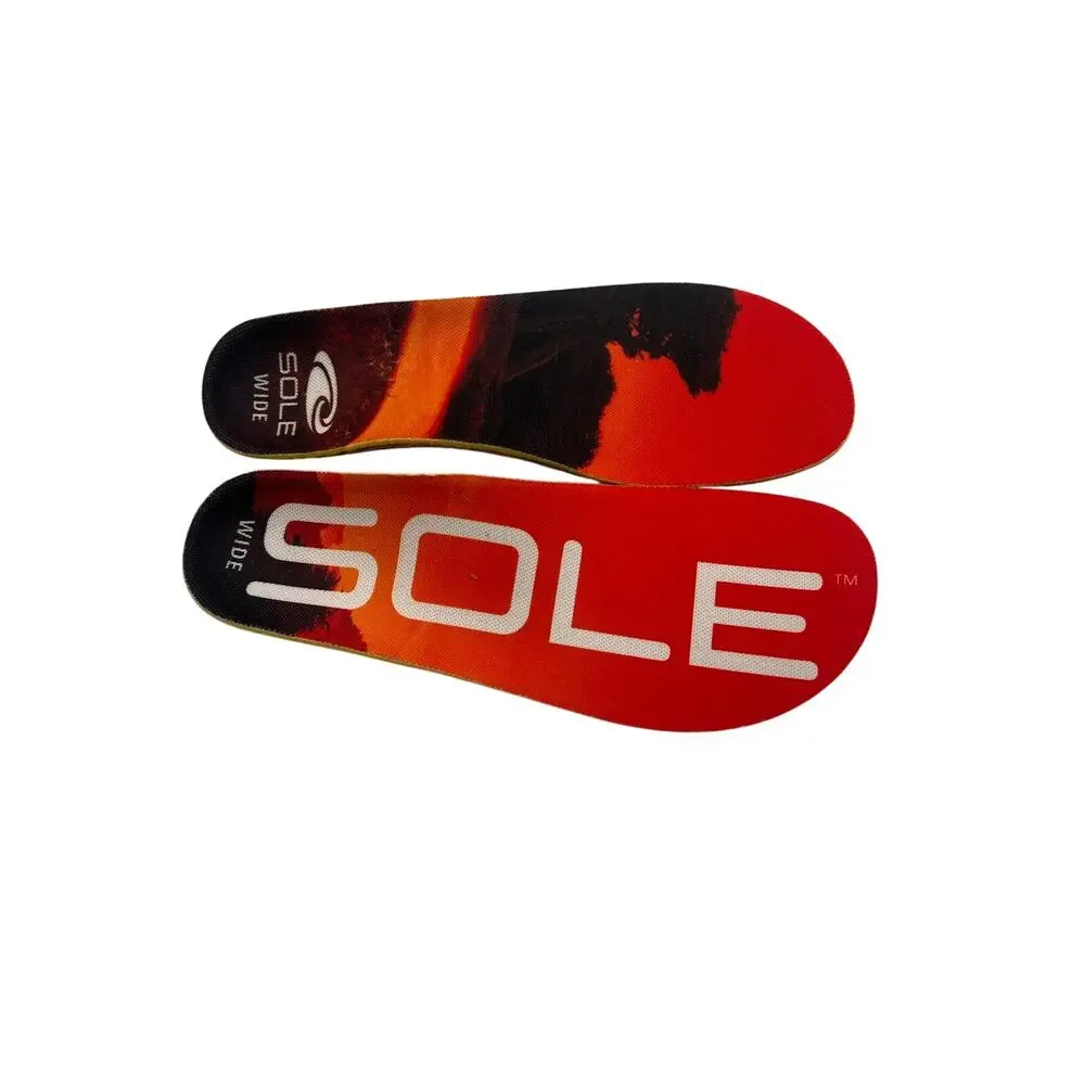 SOLE NWOB Men’s 6 Wide/Women’s 8 Med Cushion Wide Fit Performance Cork Inserts